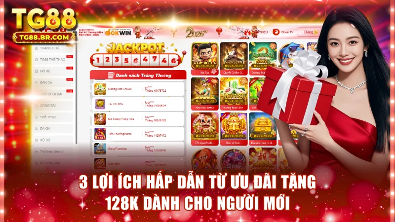 3 lợi ích hấp dẫn từ ưu đãi tặng 128K dành cho người mới