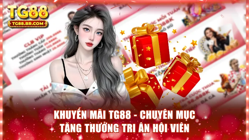 Khuyến Mãi TG88 - Chuyên Mục Tặng Thưởng Tri Ân Hội Viên