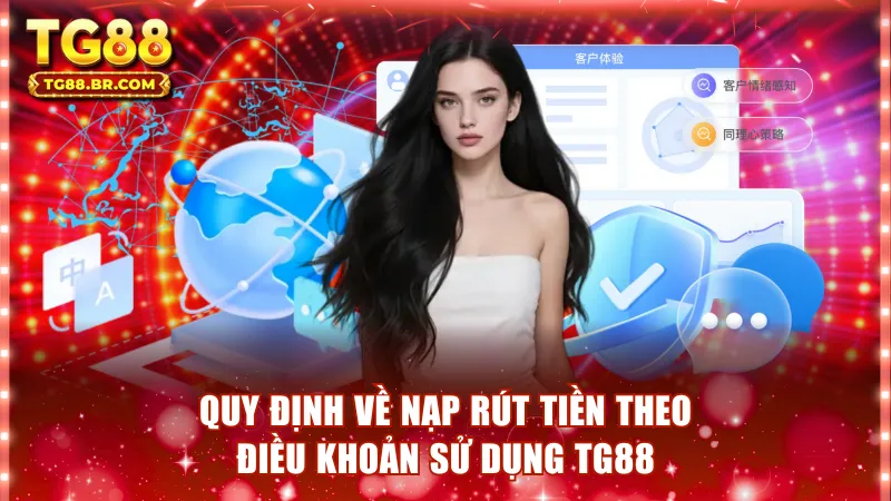 Quy định về nạp rút tiền theo điều khoản sử dụng TG88