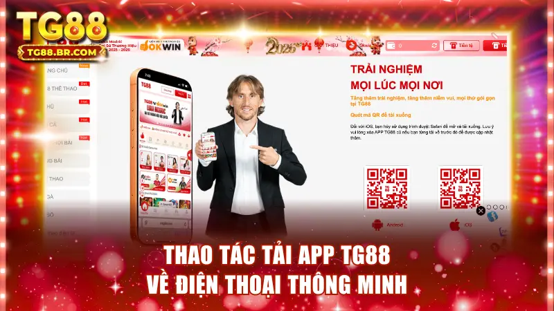 Thao tác tải app TG88 đúng chuẩn về điện thoại thông minh