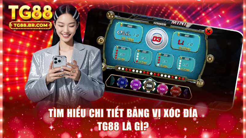 Tìm hiểu chi tiết bảng vị xóc đía TG88 là gì?