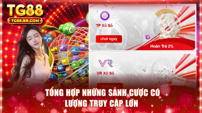 Tổng hợp những sảnh cược có lượng truy cập lớn